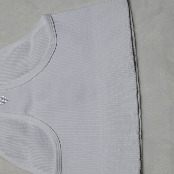 FP Movement by Free People Happiness Runs Ribbed Bra White Medium - Picture 9 of 15